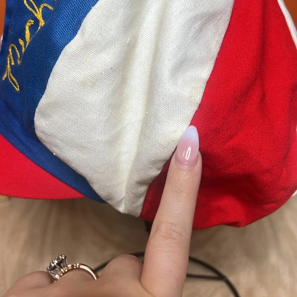 Vintage 70s Six Flags Great America Bugs Bunny Patriotic Engineer Hat USA - Picture 10 of 16